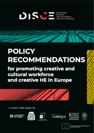 Policy recommendations for promoting creative and cultural workforce and creative HE in Europe